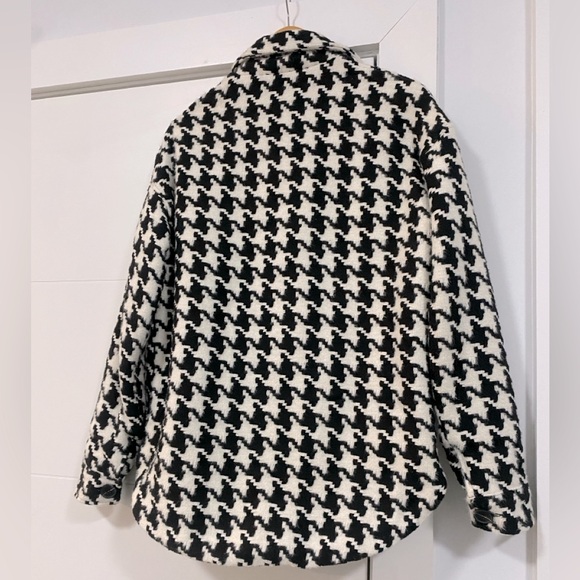 Missguided Houndstooth Over Shirt Jacket - Picture 2 of 2